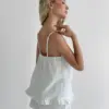Костюм муслін Майка та Шорти плюсик на молочному