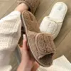 Капці домашні жіночі HS відкриті TEDDY коричневі