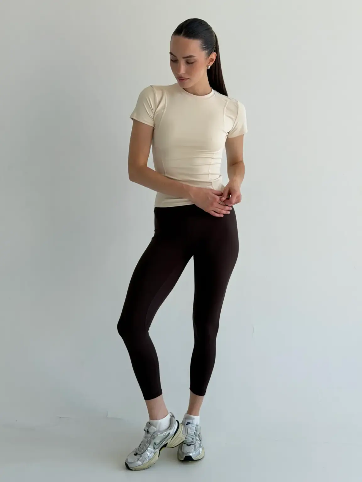 Yoga лосини коричневі