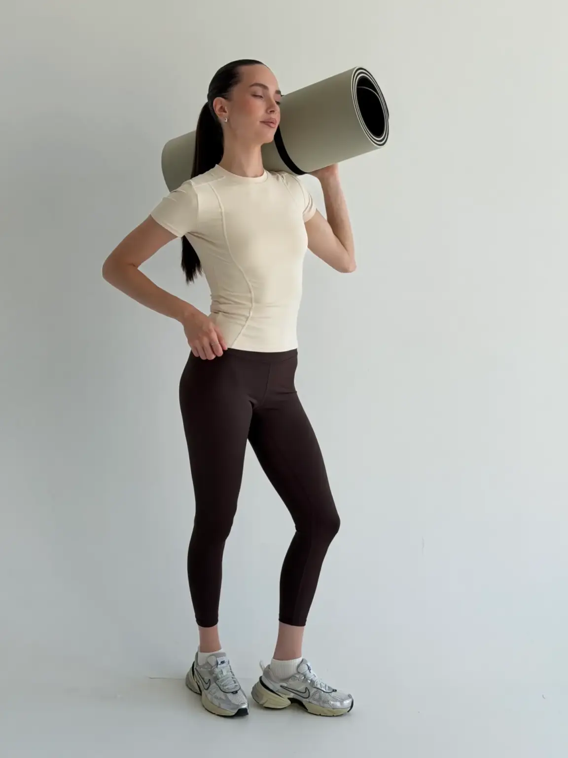 Yoga лосини коричневі