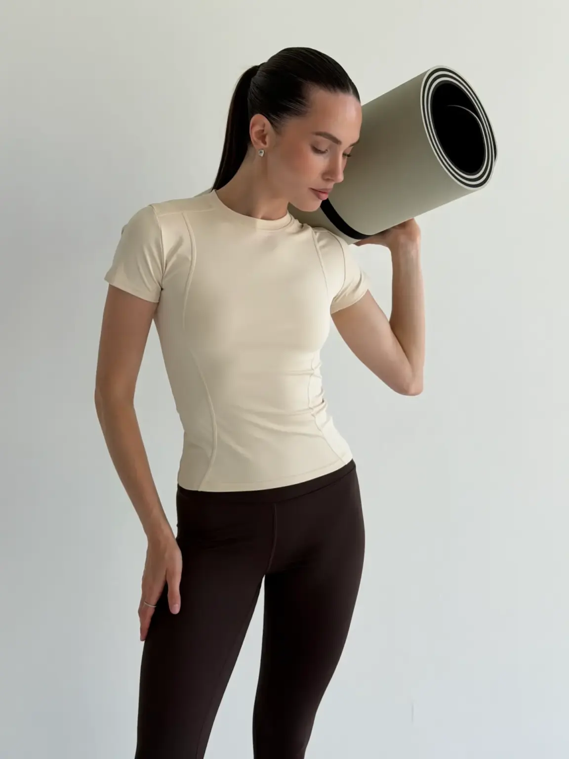 Yoga лосини коричневі