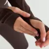 Yoga кофта на блискавці коричнева