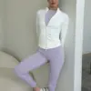 Yoga кофта на блискавці біла