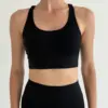 Yoga топ з перехресними бретелями чорний