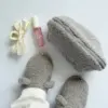 Капці домашні жіночі HS хутрянi TEDDY grey