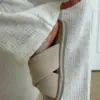 Костюм сорочка з довгим рукавом та штани муслін жатка ромашки на молочному