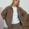ТEDDY Костюм Бомбер та Штани коричневий