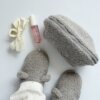 Набір подарунковий Teddy сірий мала косметичка
