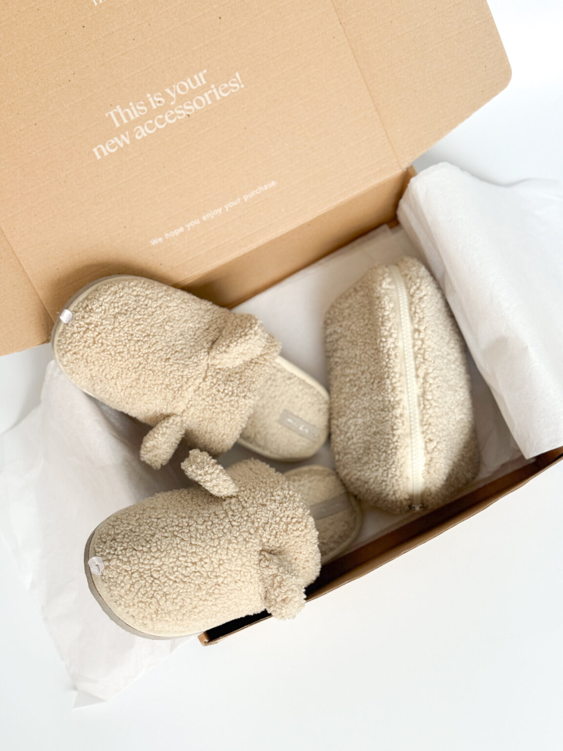 Набір подарунковий Teddy бежевий мала косметичка