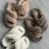 Капці жіночі # хутро бежеві
