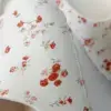 Twins капці піна пляжні та вуличні молочні у червону квітку (=) SALE (з дефектами)