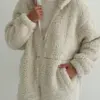 TEDDY Кофта з капюшоном молочна