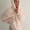 TEDDY Кофта з капюшоном рожева