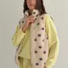 TEDDY Жилет чорний горох