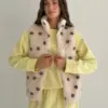 TEDDY Жилет чорний горох
