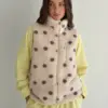 TEDDY Жилет чорний горох