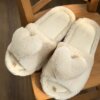 Капці домашні жіночі HS-LUX відкриті Велике серце milk