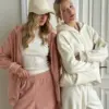Костюм Кофта та Штани полар фліс молочний