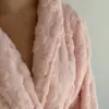 Махра халат довгий рожевий