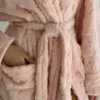 Махра халат довгий рожевий