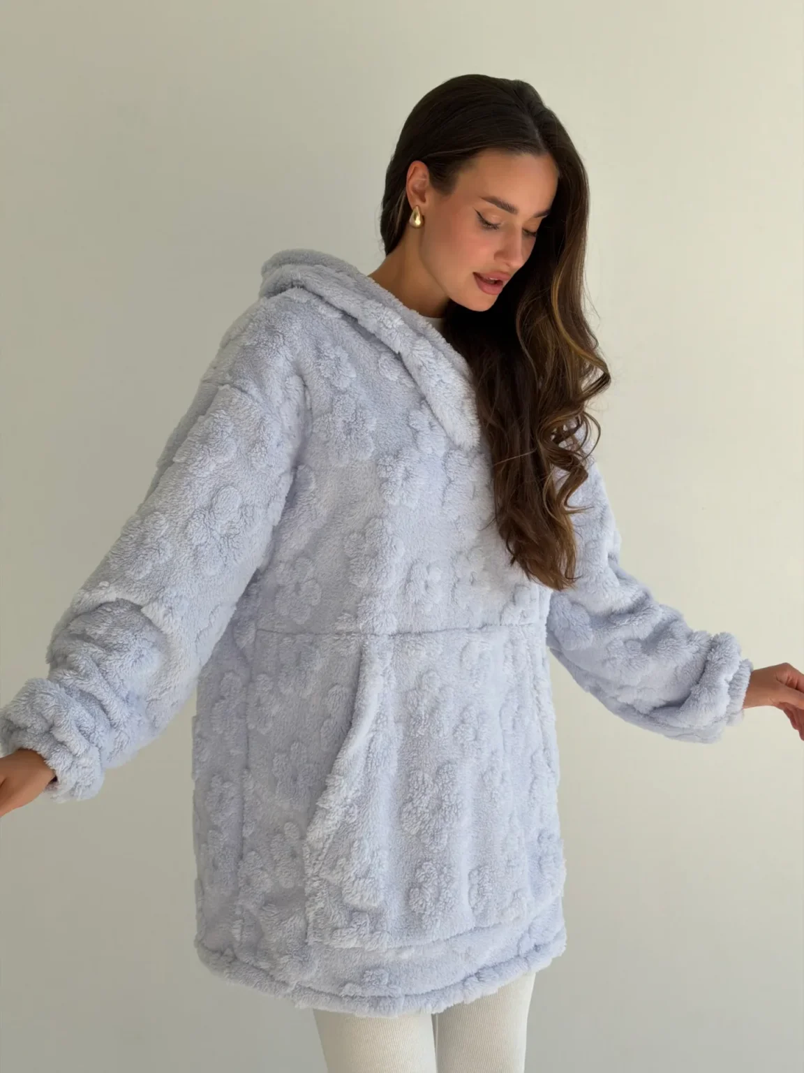 Махра худі лавандовий, One Size