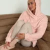 Махра худі рожевий, Onе Size
