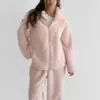 TEDDY ХМАРКА Костюм кофта на блискавці та штани рожевий