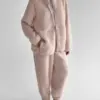 TEDDY ХМАРКА Костюм кофта на блискавці та штани рожевий