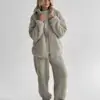 TEDDY ХМАРКА Костюм кофта на блискавці та штани попіл