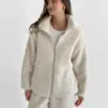 TEDDY ХМАРКА Костюм кофта на блискавці та штани молочний