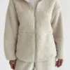 TEDDY ХМАРКА Костюм кофта на блискавці та штани молочний