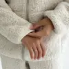 TEDDY ХМАРКА Костюм кофта на блискавці та штани молочний