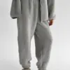 TEDDY ХМАРКА Костюм кофта на блискавці та штани сірий